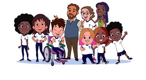 Novos personagens fazem parte do Material Rioeduca da Rede Municipal do Rio 