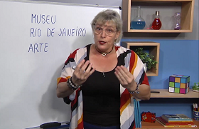 Visita a museu carioca é um dos destaques nas videoaulas de Rioeduca na TV