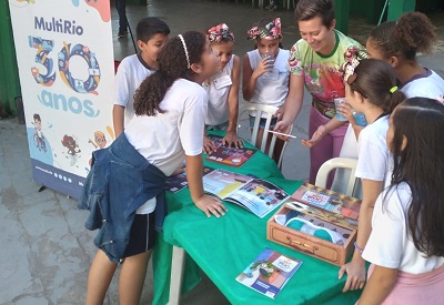 MultiRio participa da 1ª FLIC Mangueira 