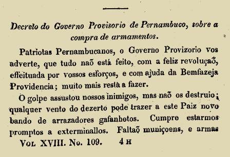 Resultado de imagem para revoluÃ§Ã£o pernambuco 1817