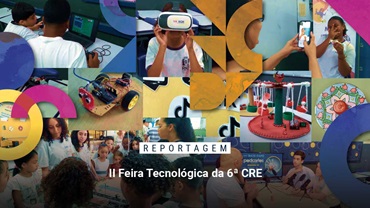 Inovação na II Feira Tecnológica da 6ª CRE: robótica, cultura maker e midiaeducação 