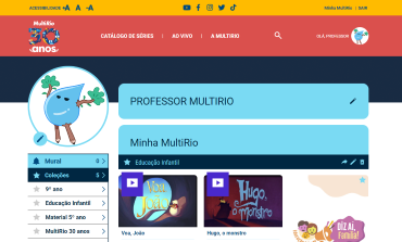 Professor carioca pode personalizar coleções de conteúdos educativos no Portal MultiRio