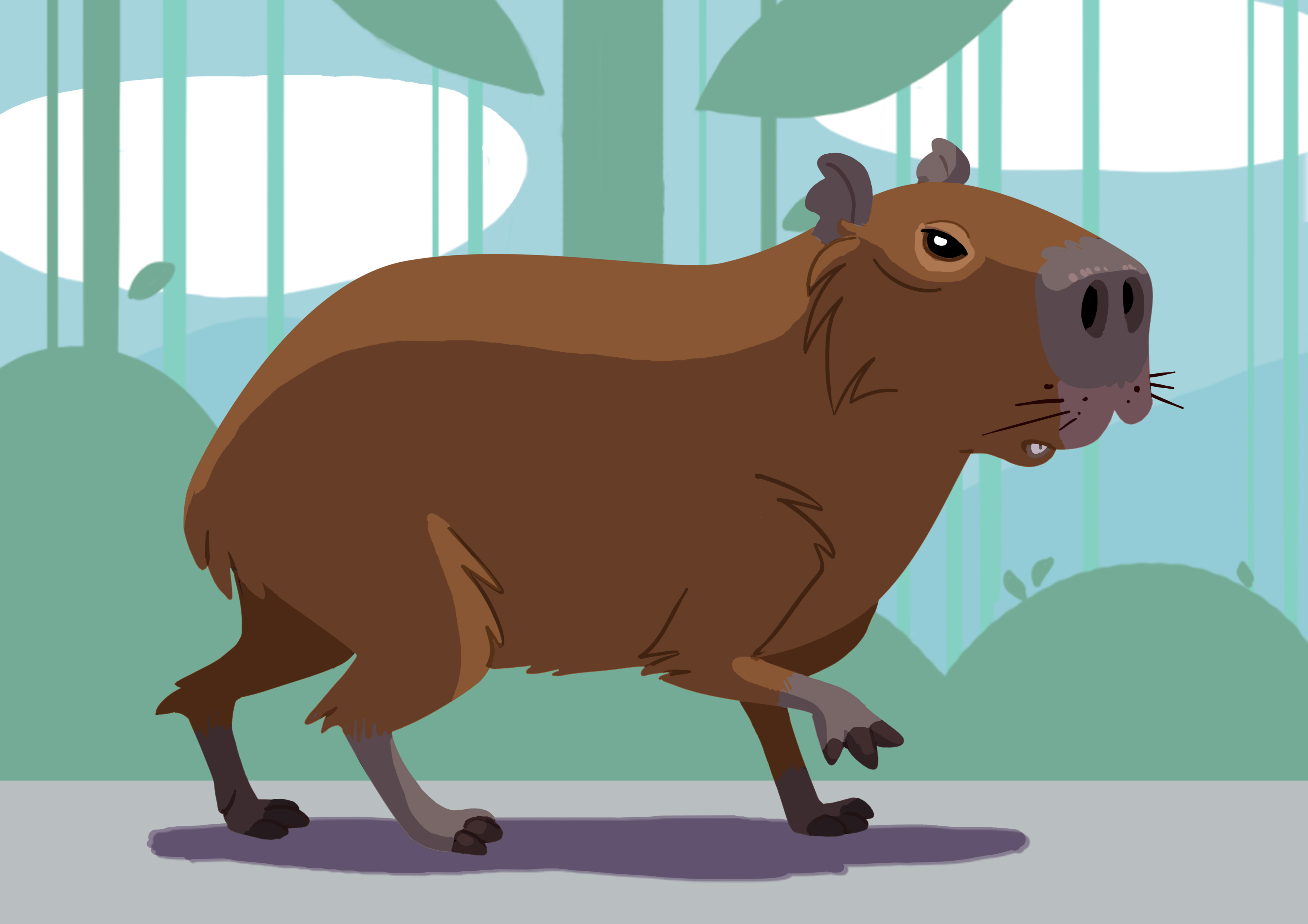 Capivara - Desenho de philus - Gartic