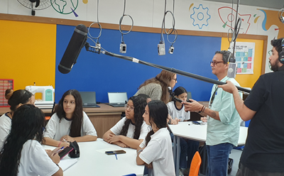 Gravação da série Boas Práticas da Rede